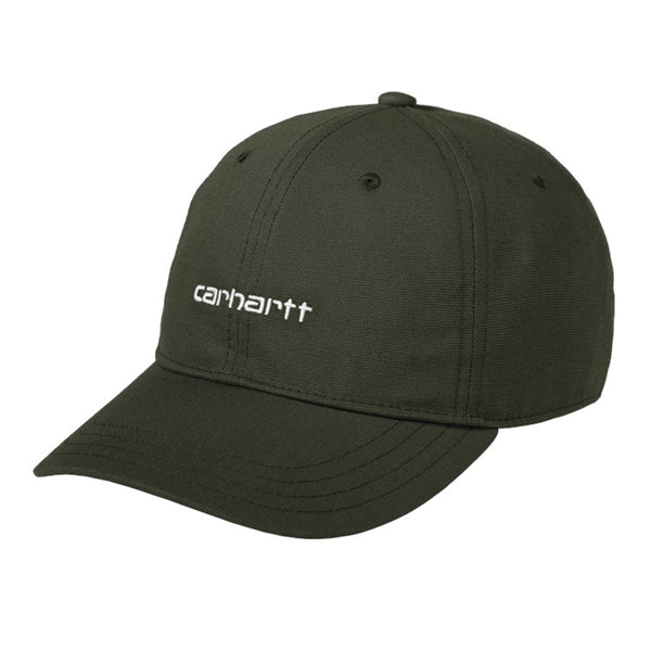 Carhartt Wip Canvas Script Cap - Opuntia / White